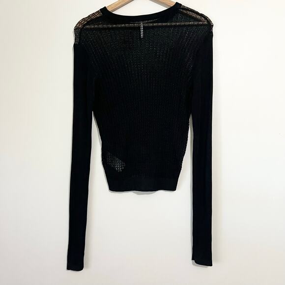 NWT Free People H2O Crew in Black | M - Picture 5 of 7